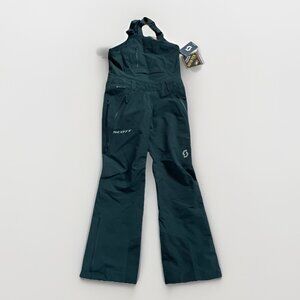 NWT Scott Vertic GTX 3L Ski Bib Overalls Womens Sz XS Dark Green Pants Goretex